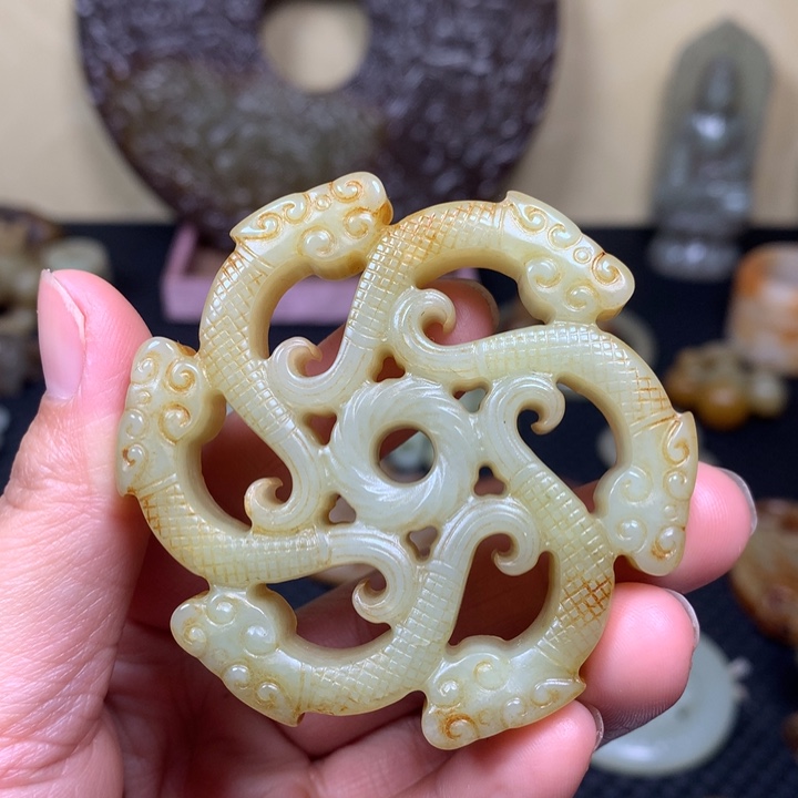 和田玉把件未镶嵌