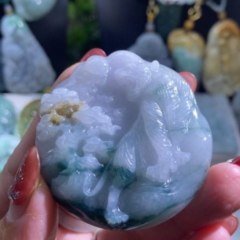 【闪购商品】颈饰未镶嵌翡翠虎