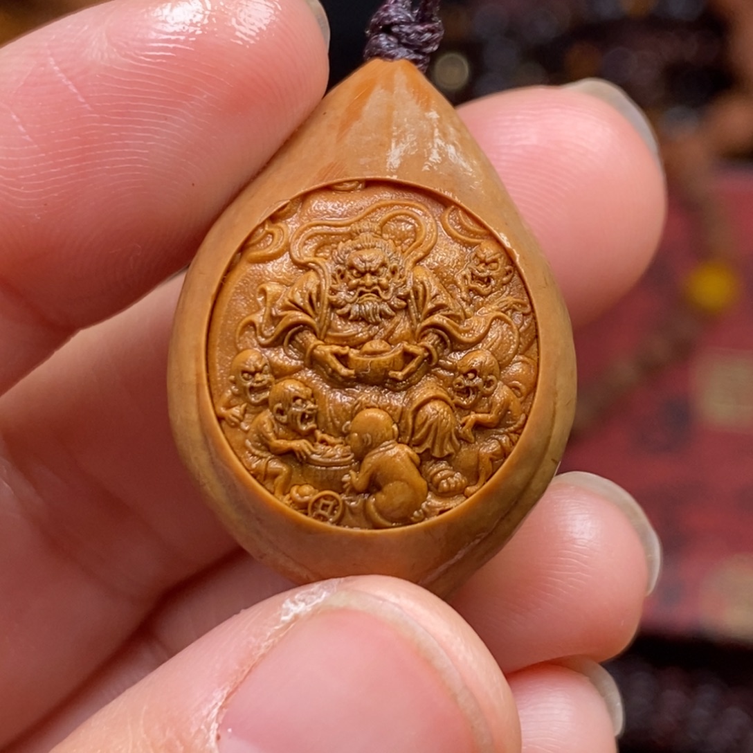 橄榄核吊坠橄榄核雕刻手串