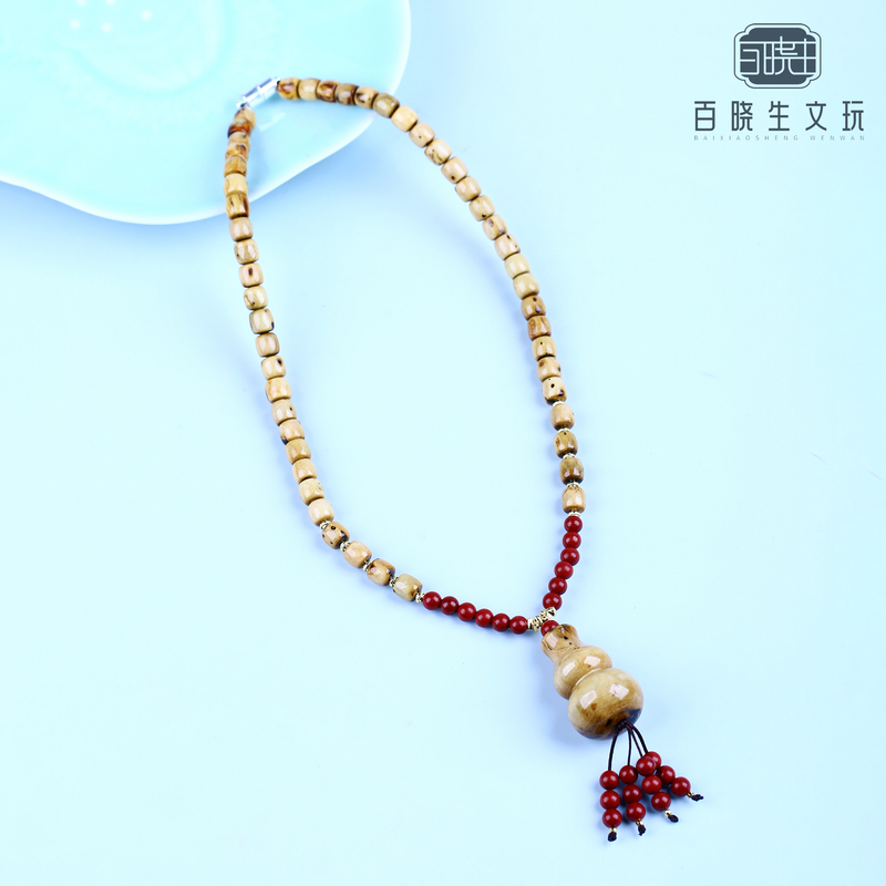 非金属木质项链 天花板「8×8高品柳柳搭超大宝葫芦」限量版重器项链