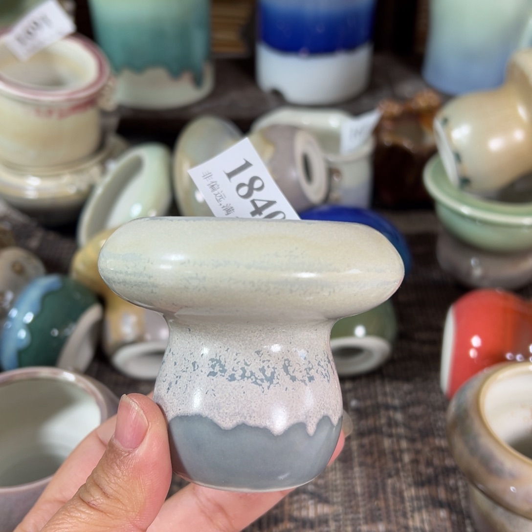 红陶景德镇手工花盆