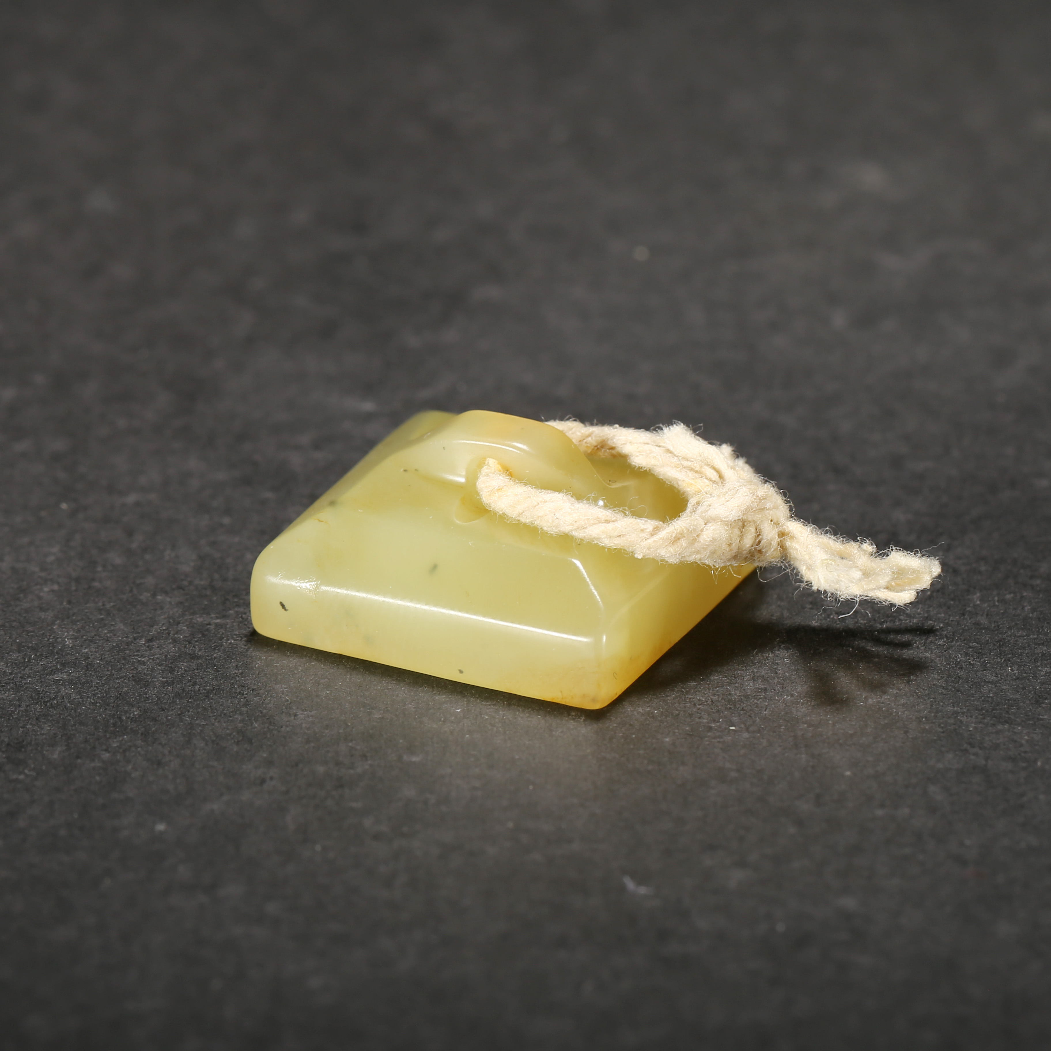 清代*黄玉印/03SBJ2630/和田玉【北京文博】