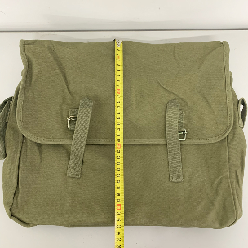 老式徒步通讯袋土黄色挂包男士复古户外运动斜挎包加厚帆布工作包