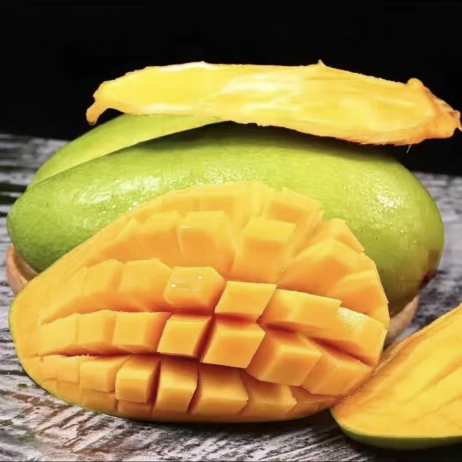 芒生熟两吃云南大青香甜软糯特产可做果干台农芒果干单果120-300g