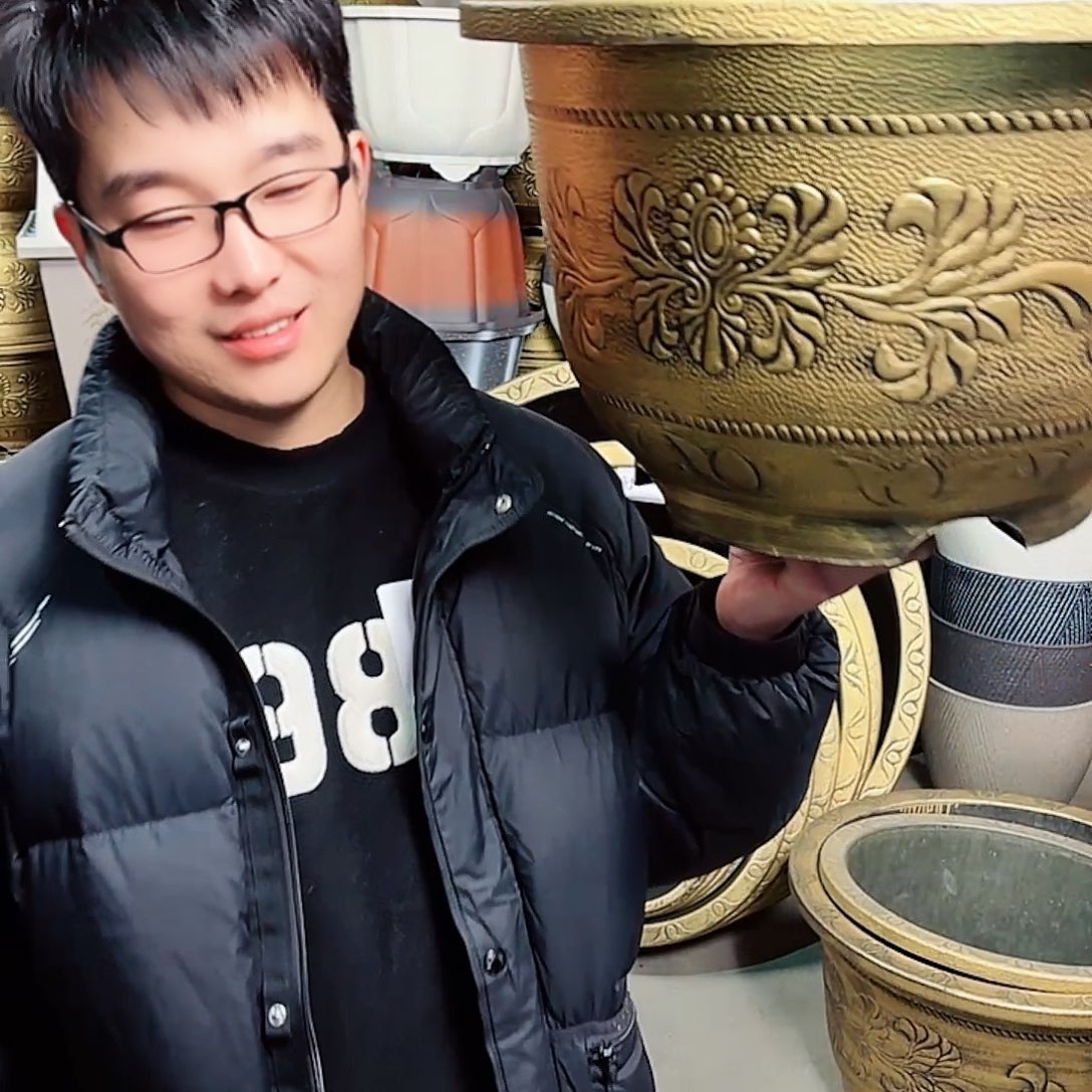 80古铜色凤盆2个  打孔