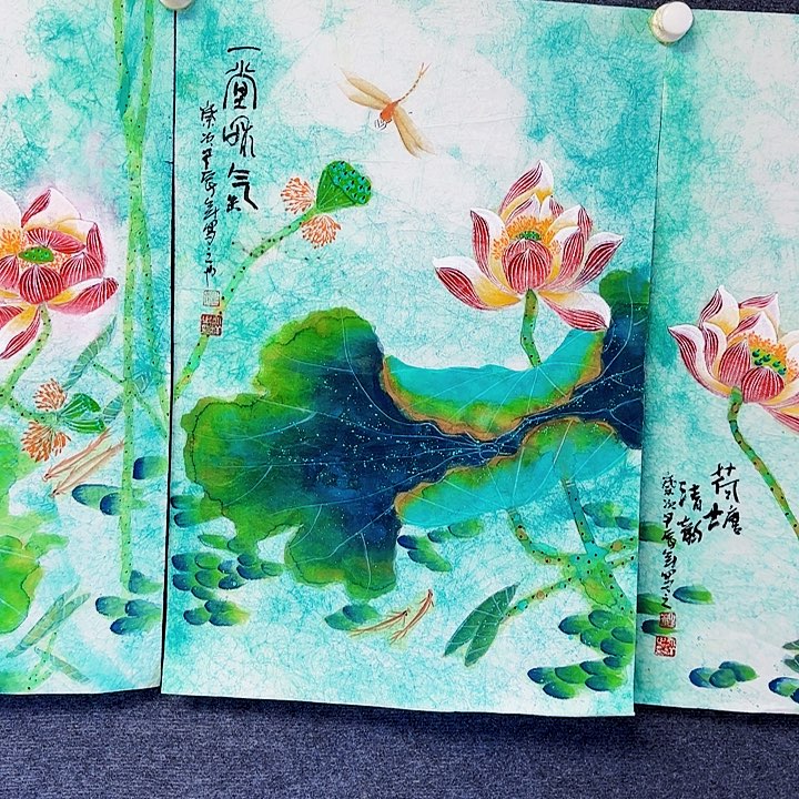国画国画花鸟画作品
