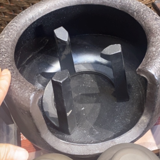 蜜安罐瓷香炉锡茶则