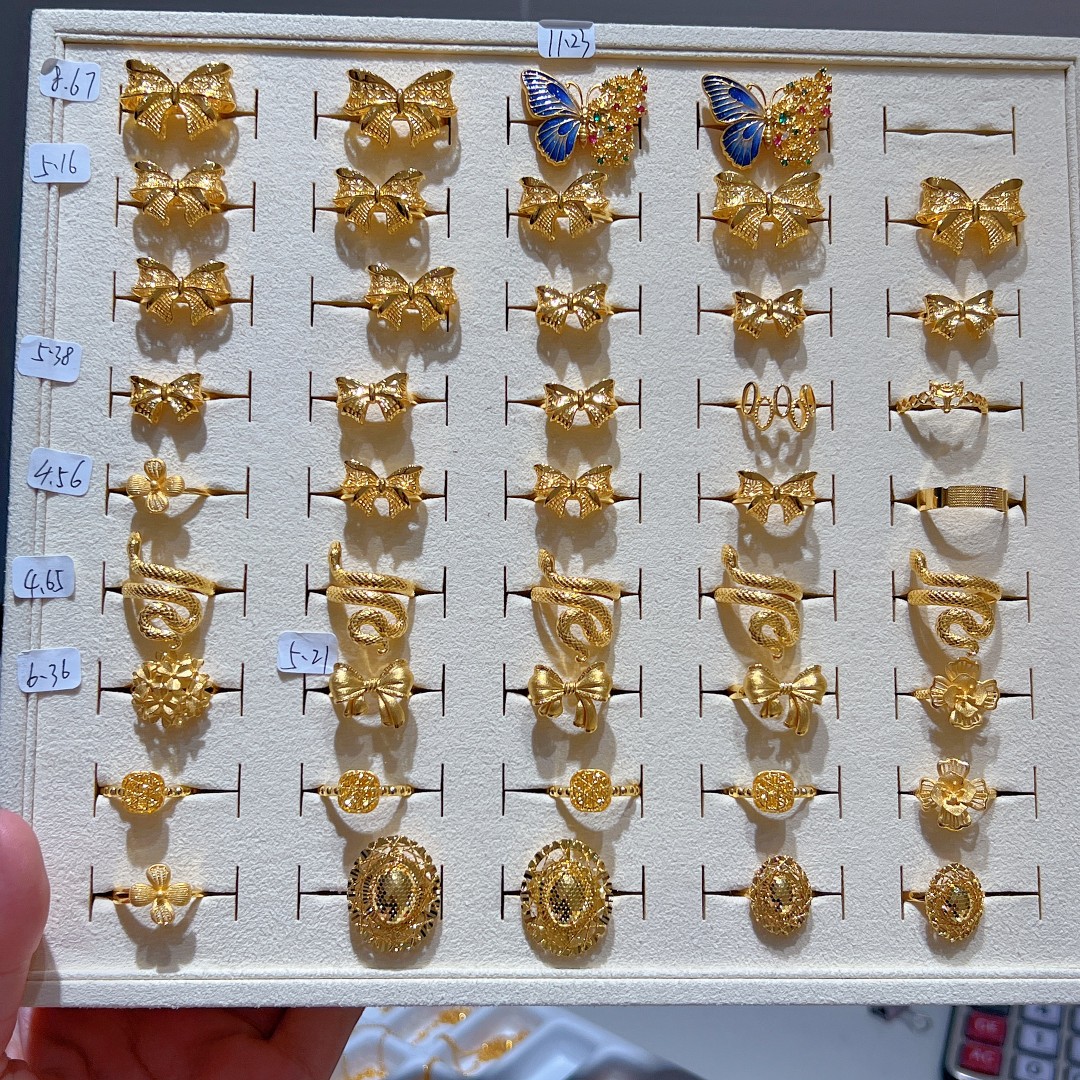 特惠不退换【活口可调节 黄金戒指重量±0.02】足金999多样性发一 Y