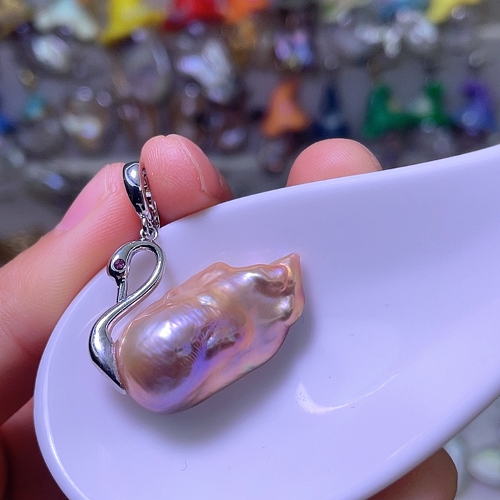 合金颈饰淡水珍珠35