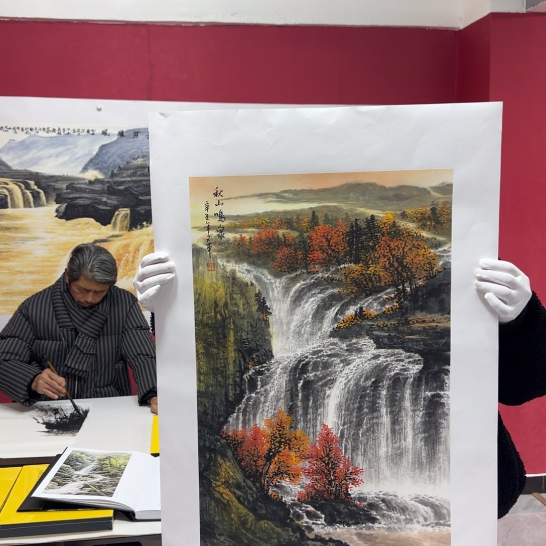 国画国画李文军教授精品