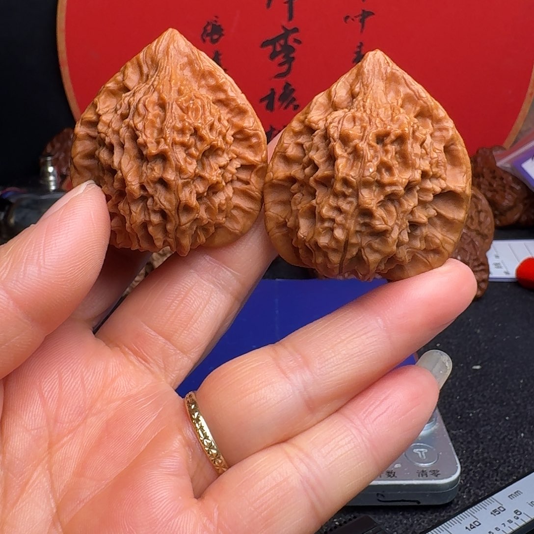 文玩核桃把件40朱雀