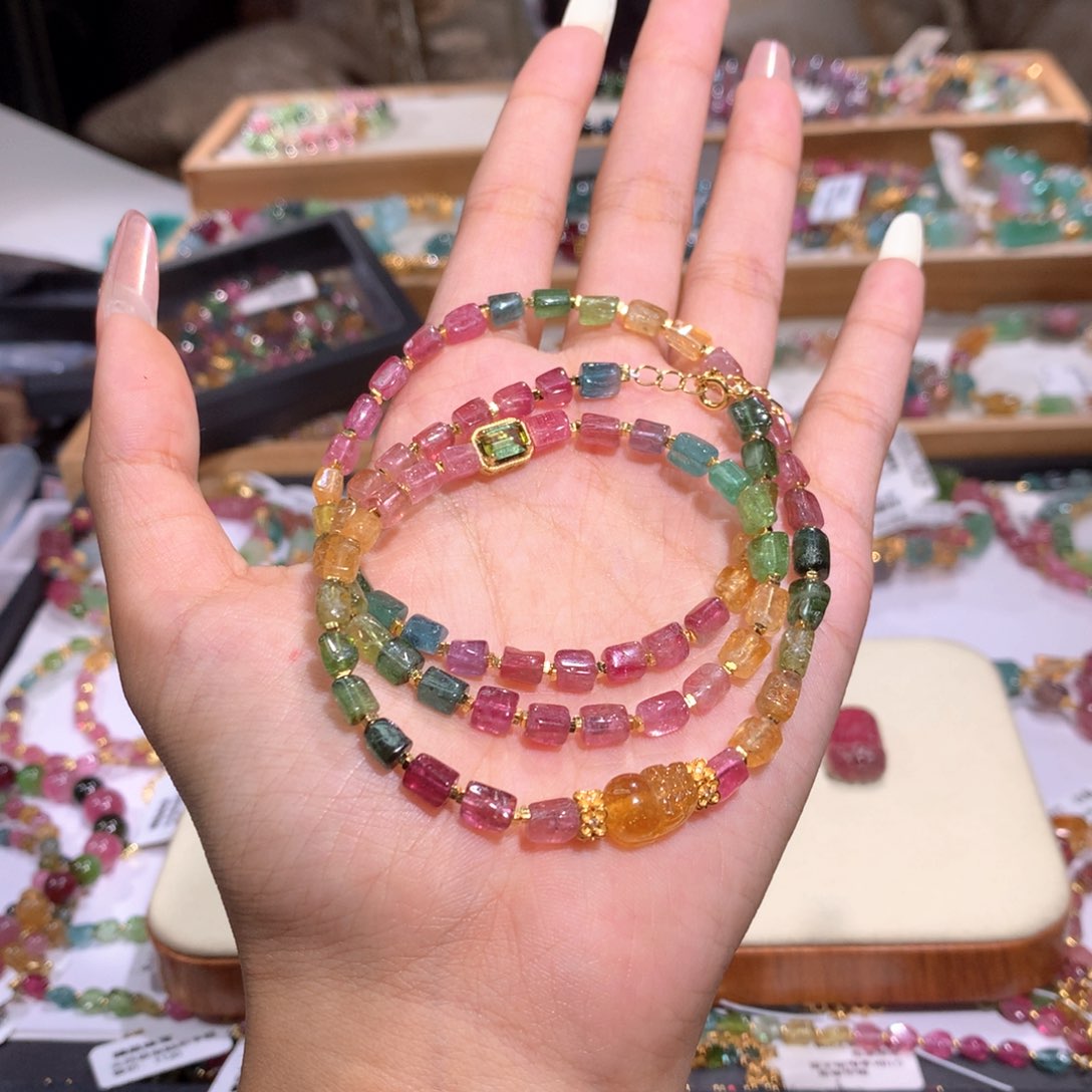 未镶嵌多样性发货其一碧玺辛*