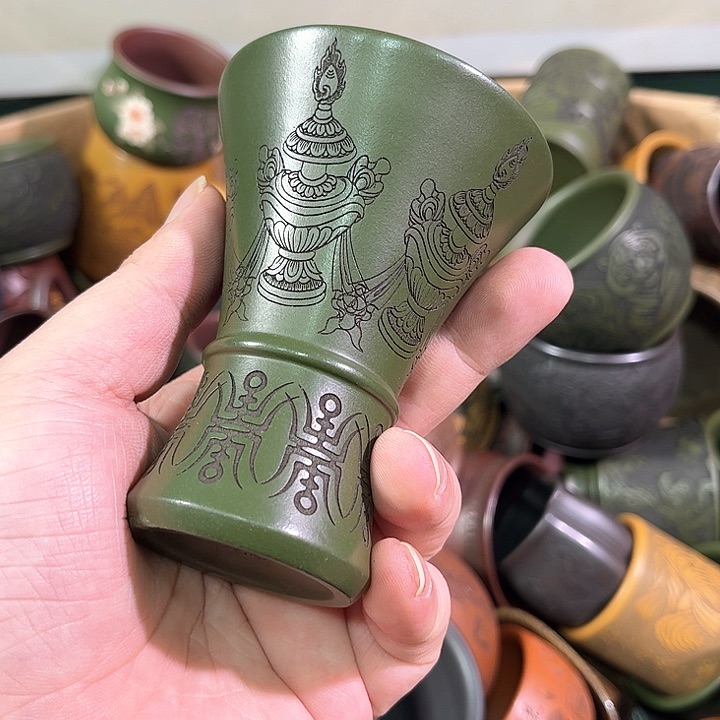 茶杯紫砂全手工紫砂主人杯