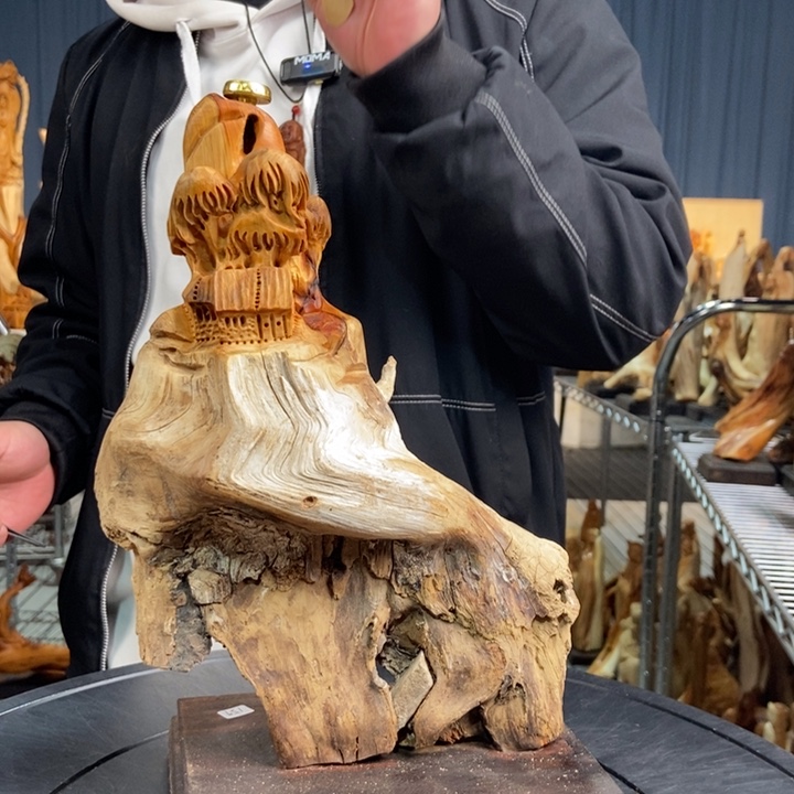 柏木（崖柏）山水倒流香送两盒香