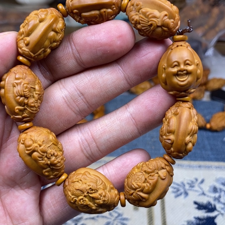 橄榄核手串/手链橄榄核雕工艺手串