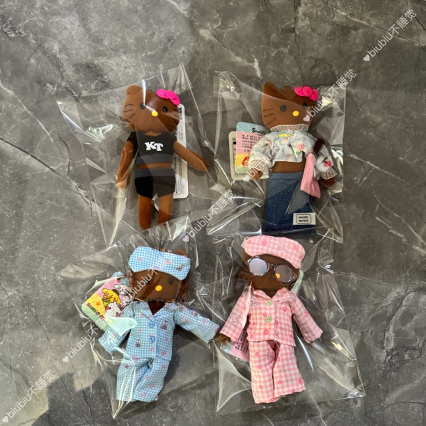 换装长腿包包挂件hellokitty书包饰品公仔毛绒女生小玩偶甜美公主