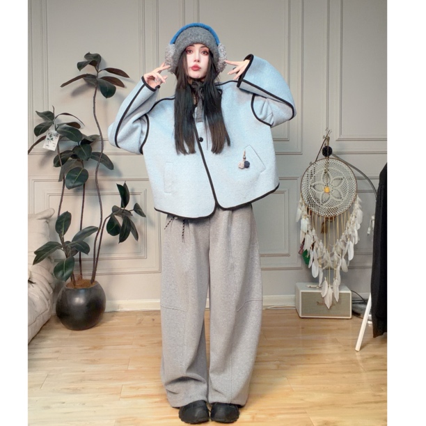 【欧洲站】羊毛小香风外套