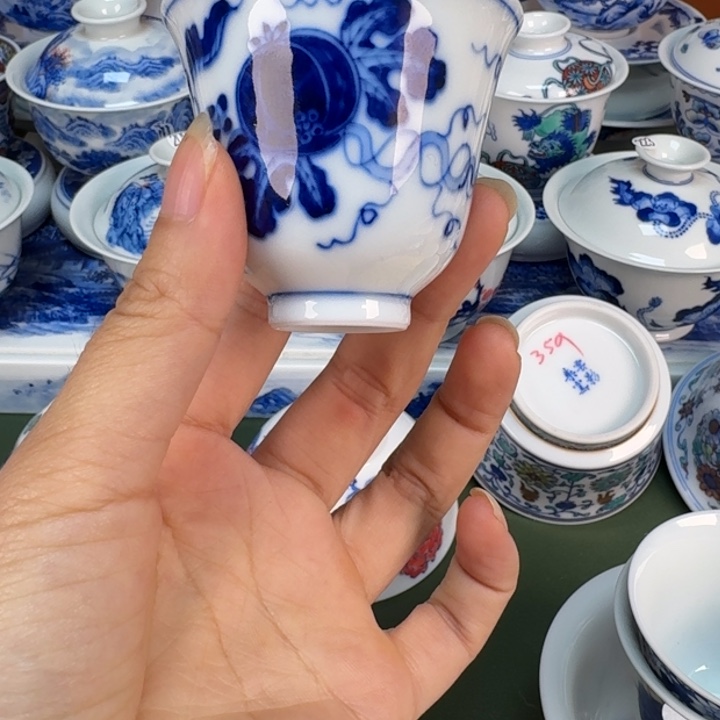 景德镇手工手绘杯子204