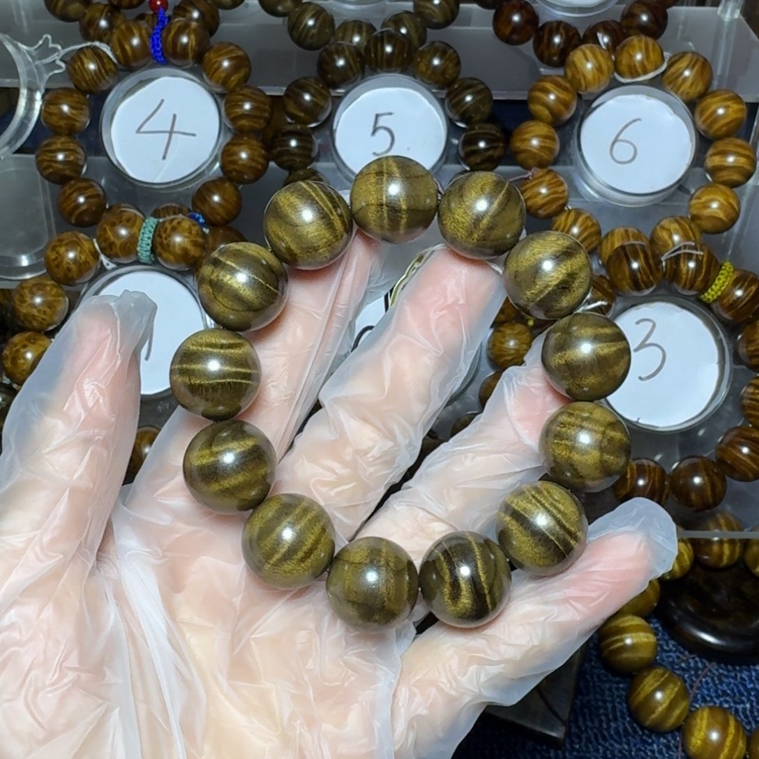 阴沉木手串/手链阴沉木1.8