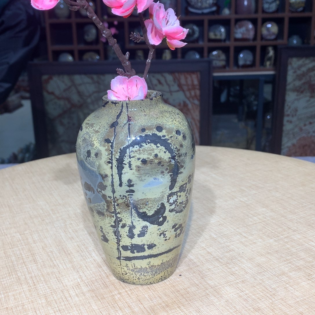 紫砂，广西国画石摆件，收藏观赏