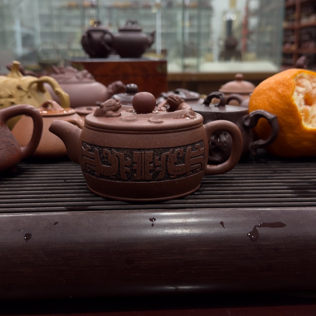 紫砂茶壶千*马宜兴紫砂 原矿正品