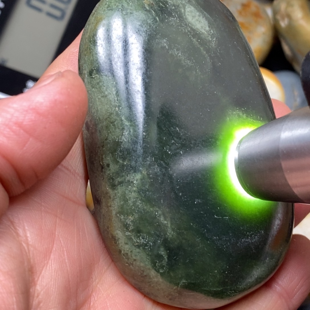 和田玉挂件银S925镀金镶嵌