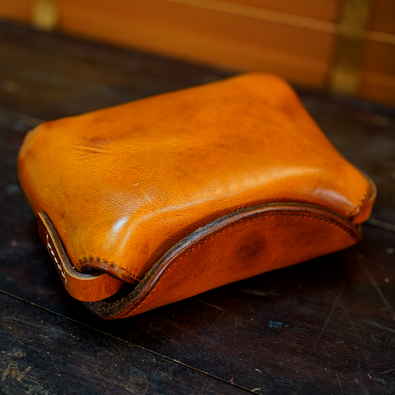 西部印象复古手作皮具意大利头层牛皮便携休闲个性斜挎手机包7797