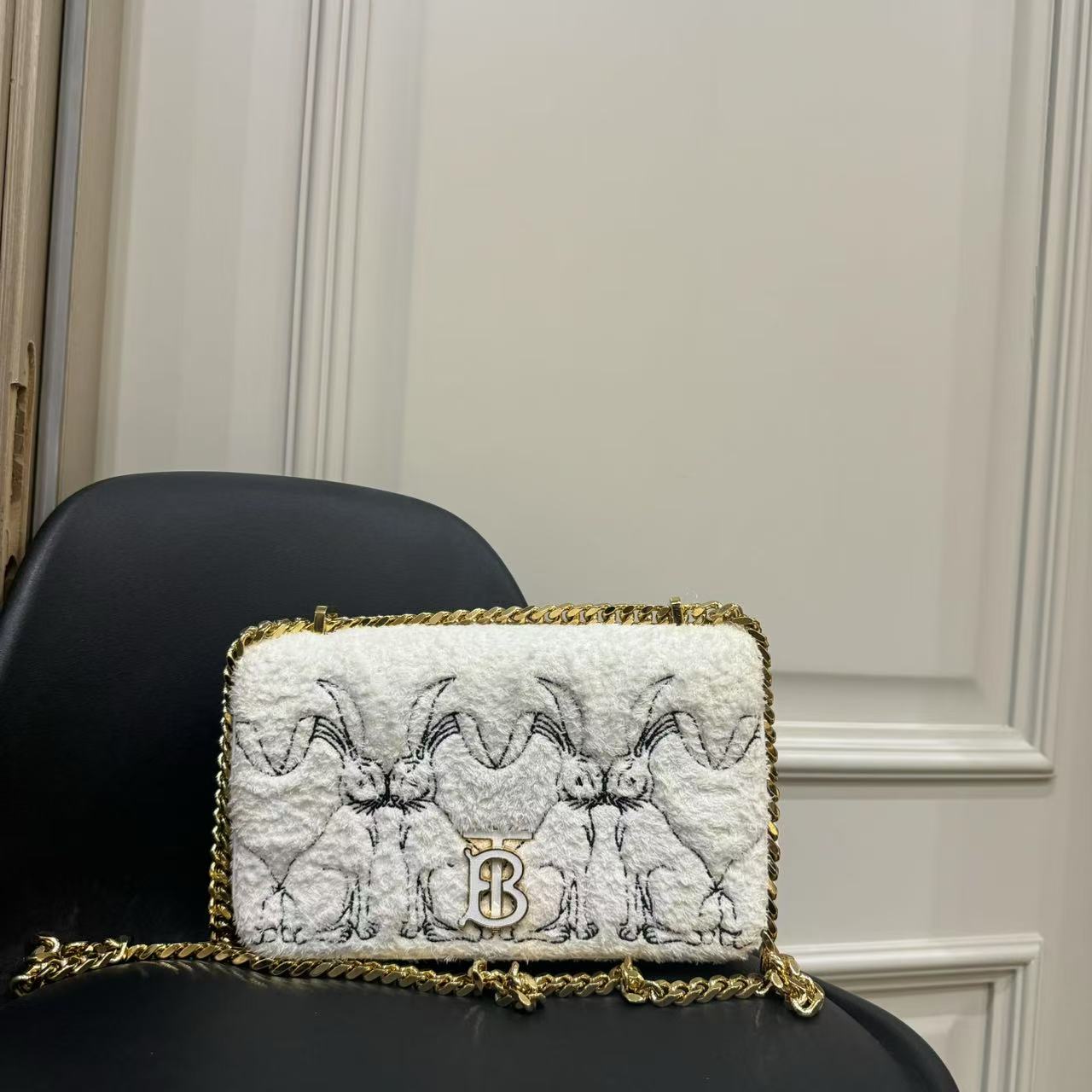 95新 BURBERRY/博柏利 乱乱子中古/女士/单肩包/93720