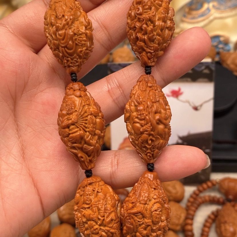 【闪购商品】橄榄核吊坠橄榄手工雕刻工艺