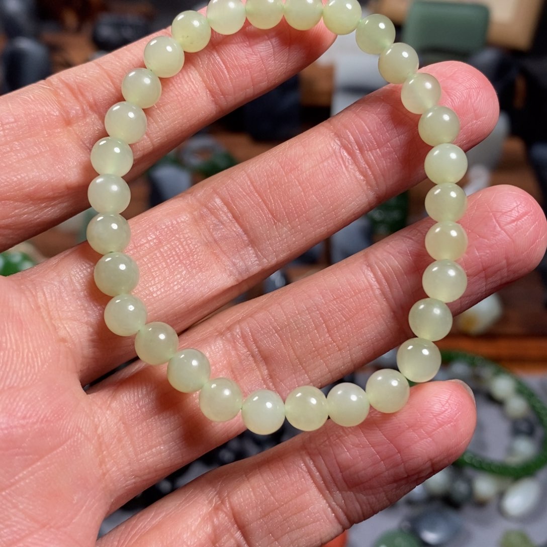 和田玉手链未镶嵌