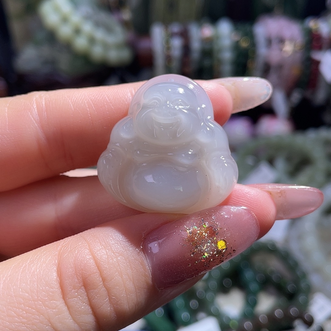 和田玉未镶嵌吊坠(不含链)