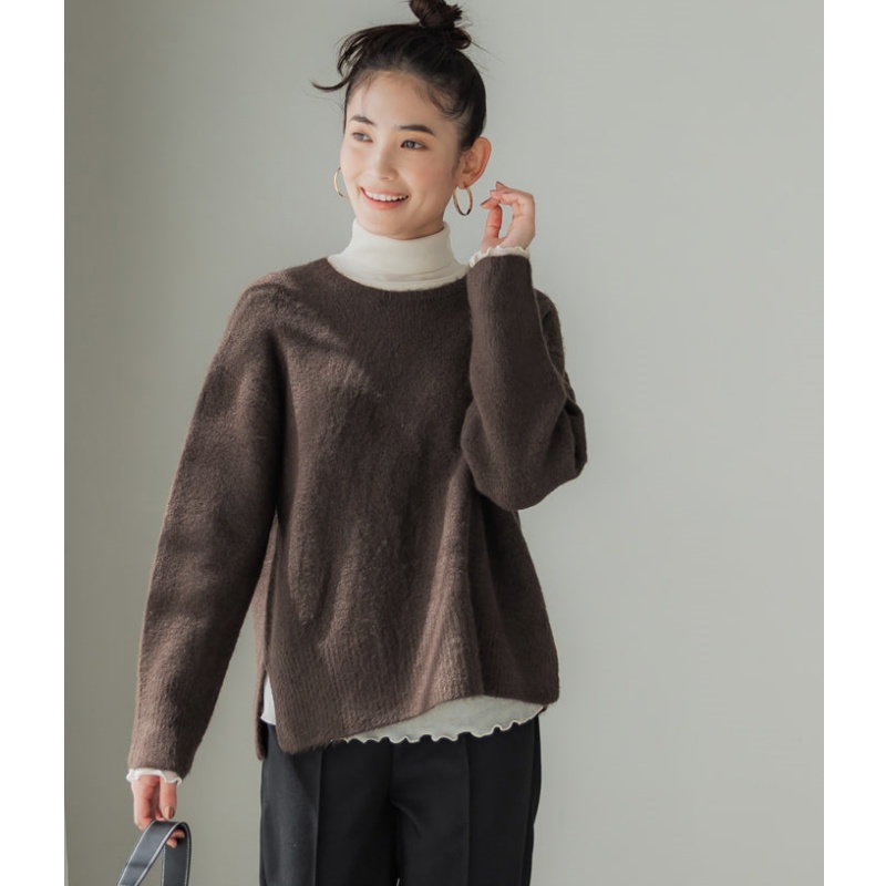 【MonTendre】 秋冬上新 C 百搭复古慵懒风保暖长袖针织衫