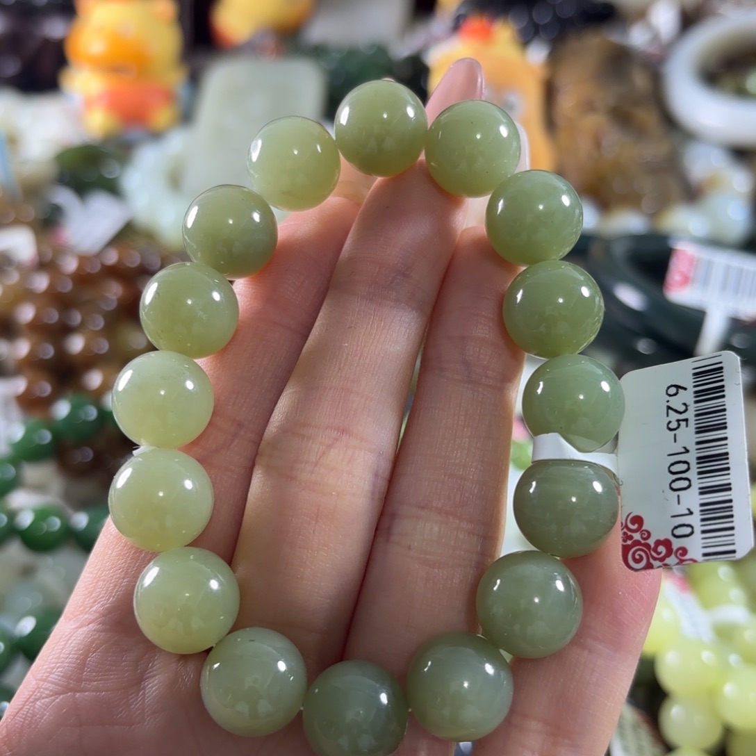 和田玉未镶嵌手链206