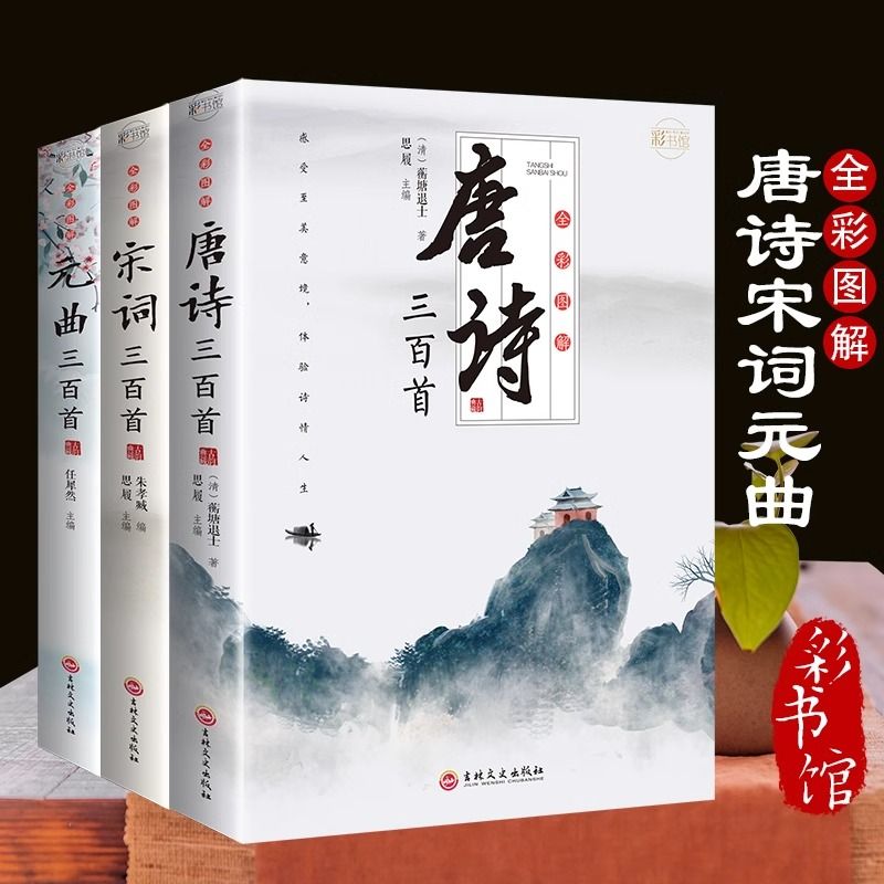 唐诗宋词元曲正版全集唐诗宋词三百首唐诗宋词鉴赏大全集古诗词