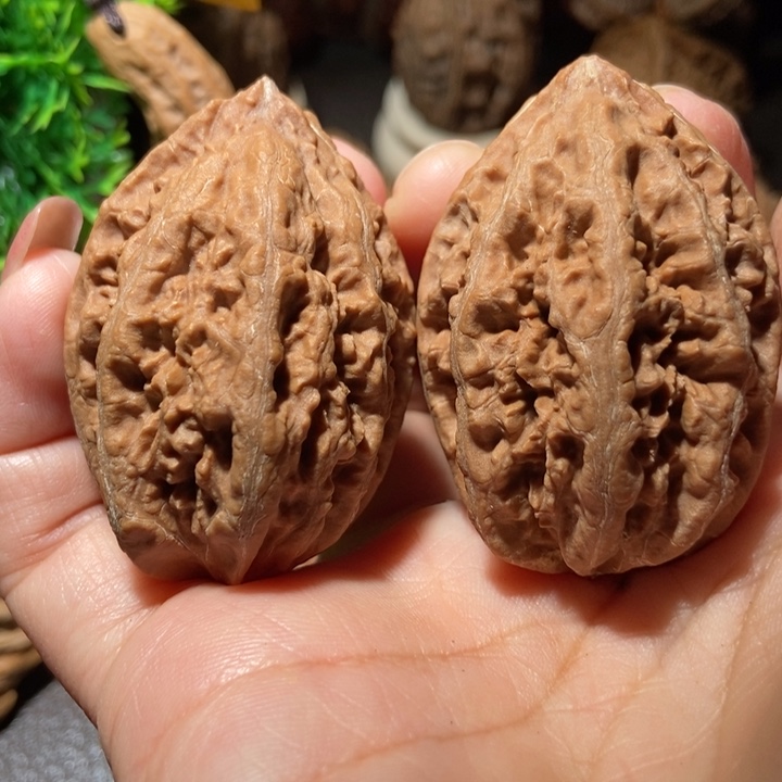 把件文玩核桃东北楸子小雪248