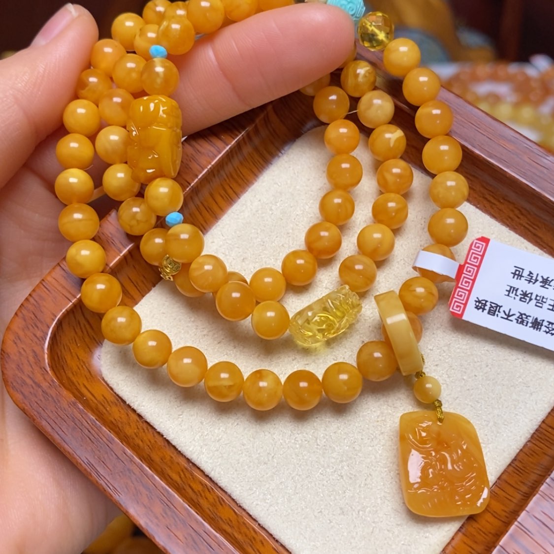 【闪购商品】蜜蜡手链未镶嵌手串