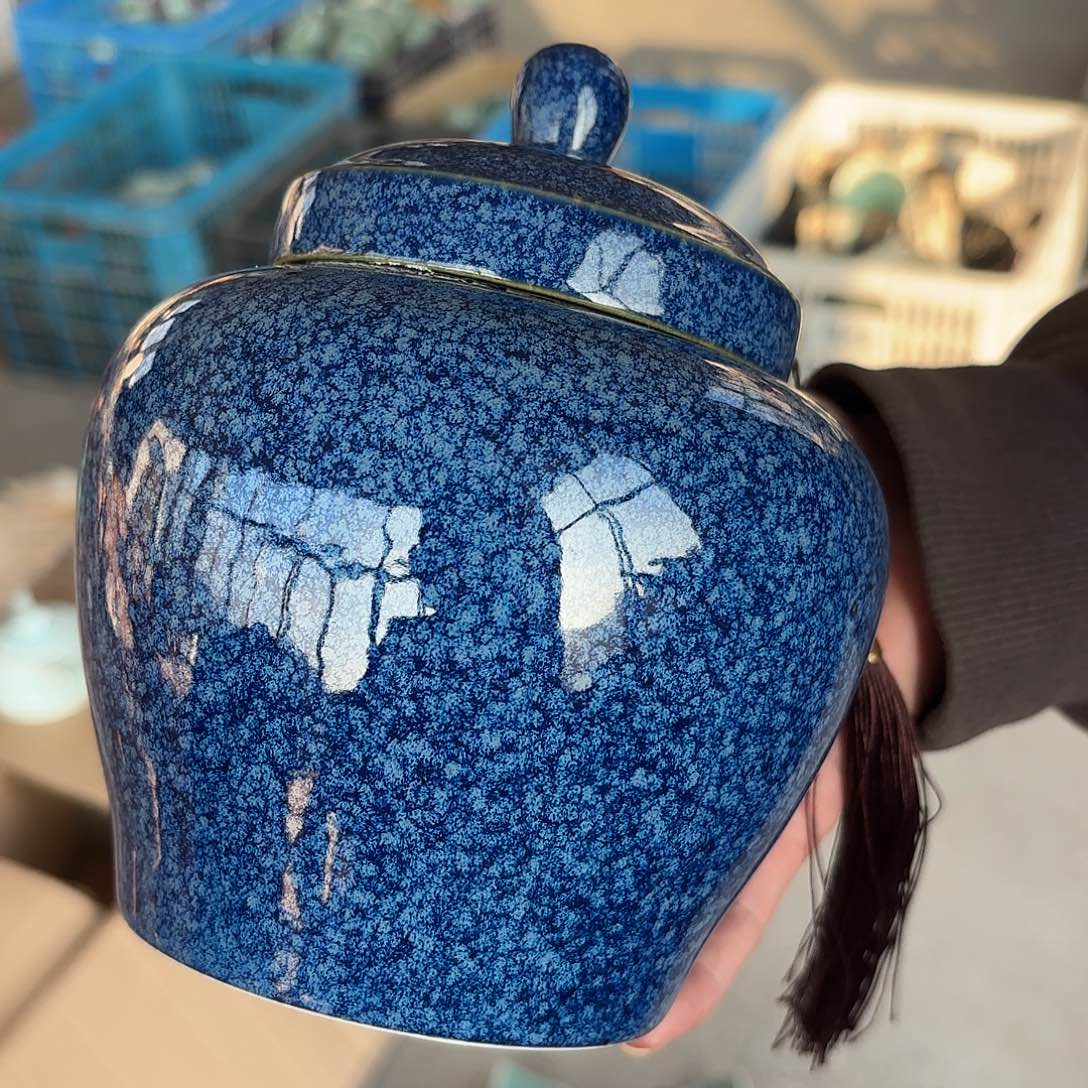 龙泉云间青瓷小米茶器