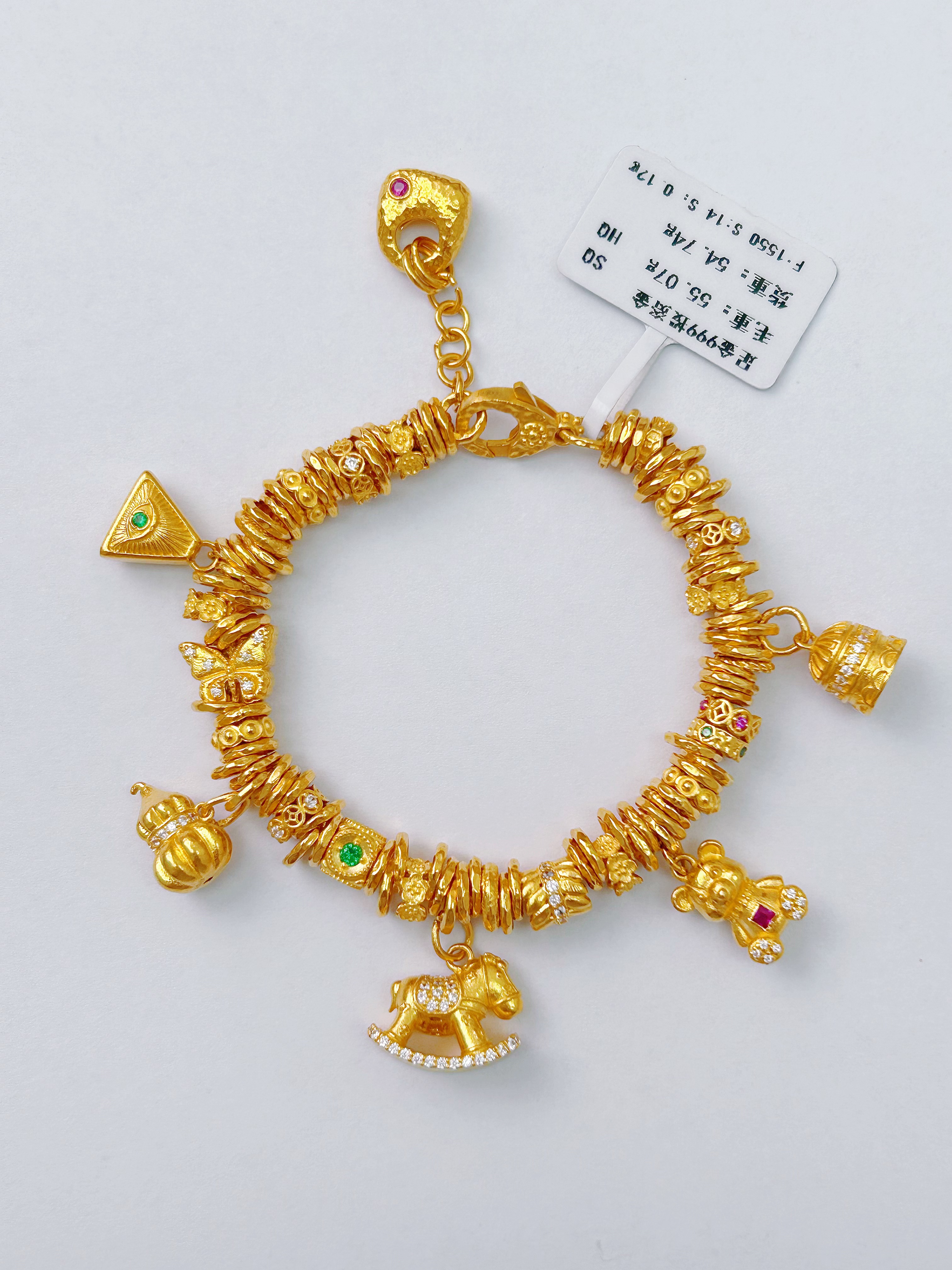 足金999投资金 SL54.74 14cm  卡6 送礼自用 可换配件