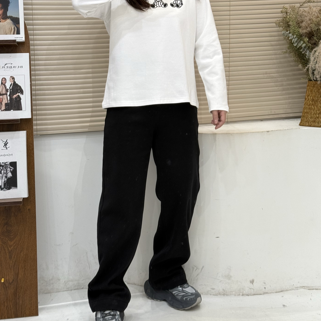 新款加绒直筒牛仔裤#51078/32-40