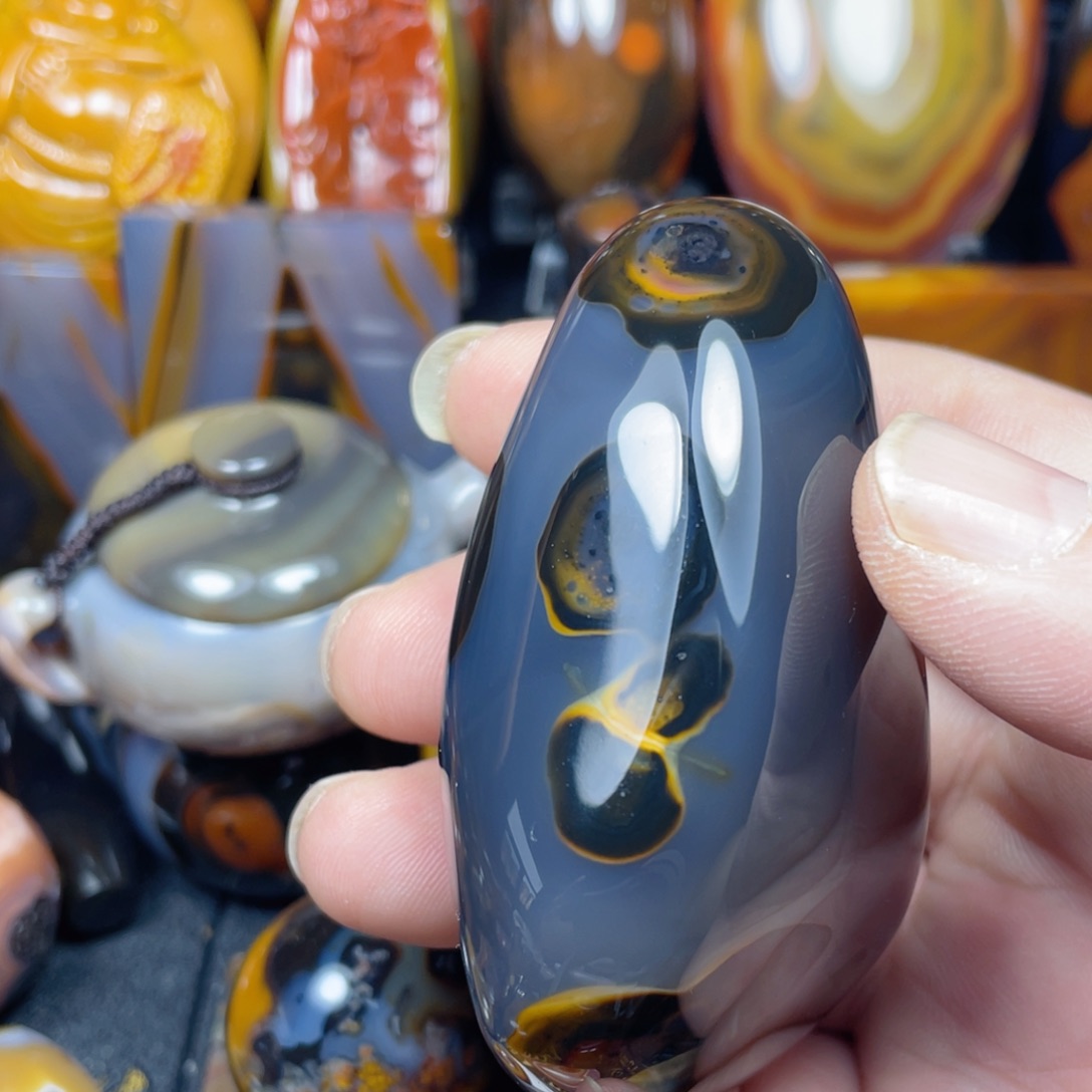 修***龙玛瑙/玉髓未镶嵌颈饰