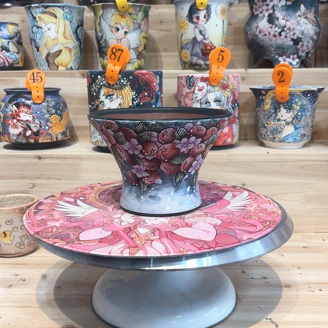 紫砂花盆手工花盆默认微瑕16/11