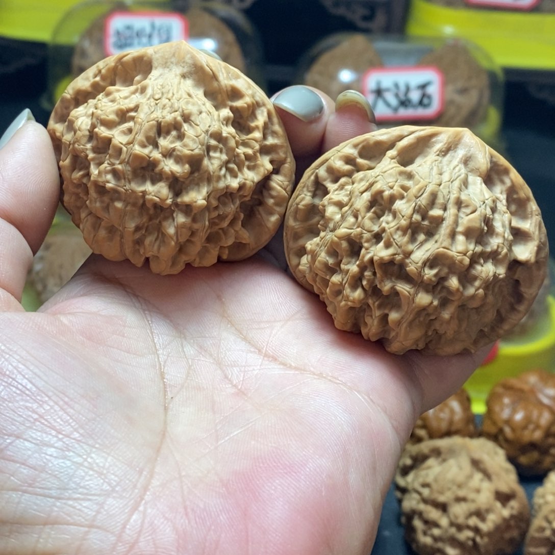 文玩核桃把件释*官帽