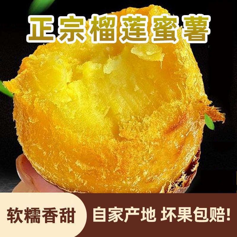 【细雨山谷】丝滑榴莲蜜薯流油红薯芋番薯山芋香甜烤地瓜金时4.5斤