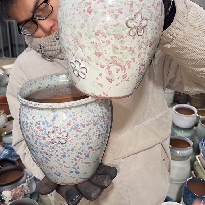 高度21口19啦啦花盆