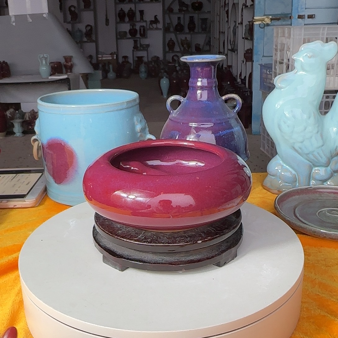 瓷摆件郑家钧窑摆件