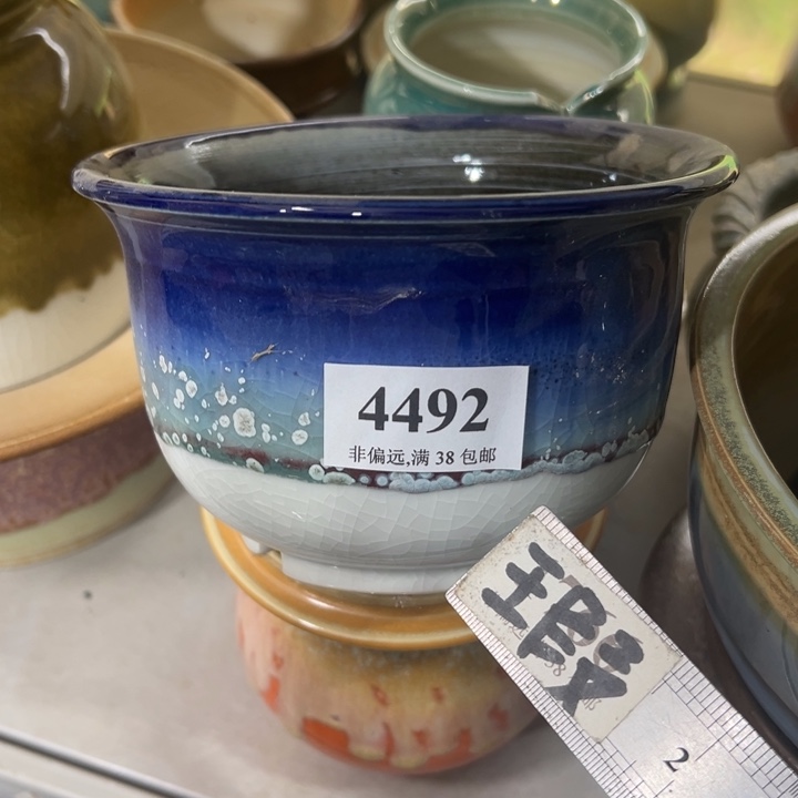 口12 手工花盆满30包邮