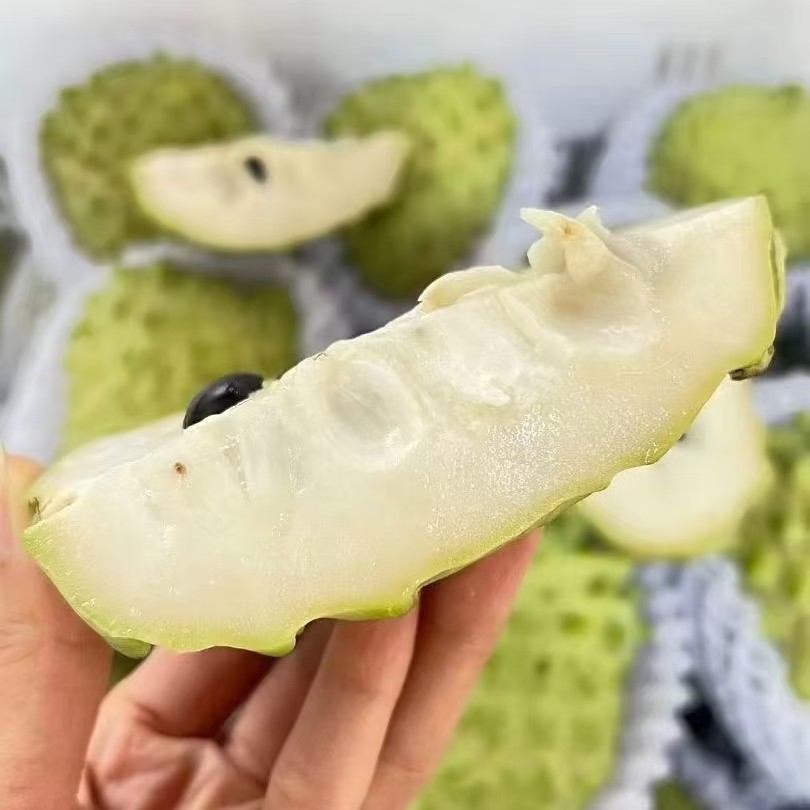 冰淇淋释迦果两个