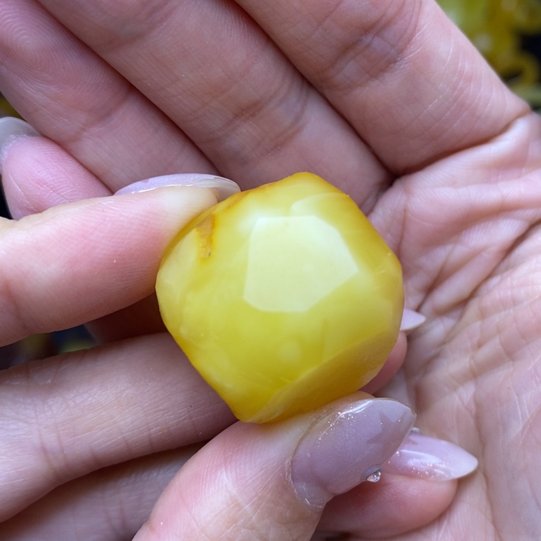 未镶嵌定制蜜蜡花*乐胖