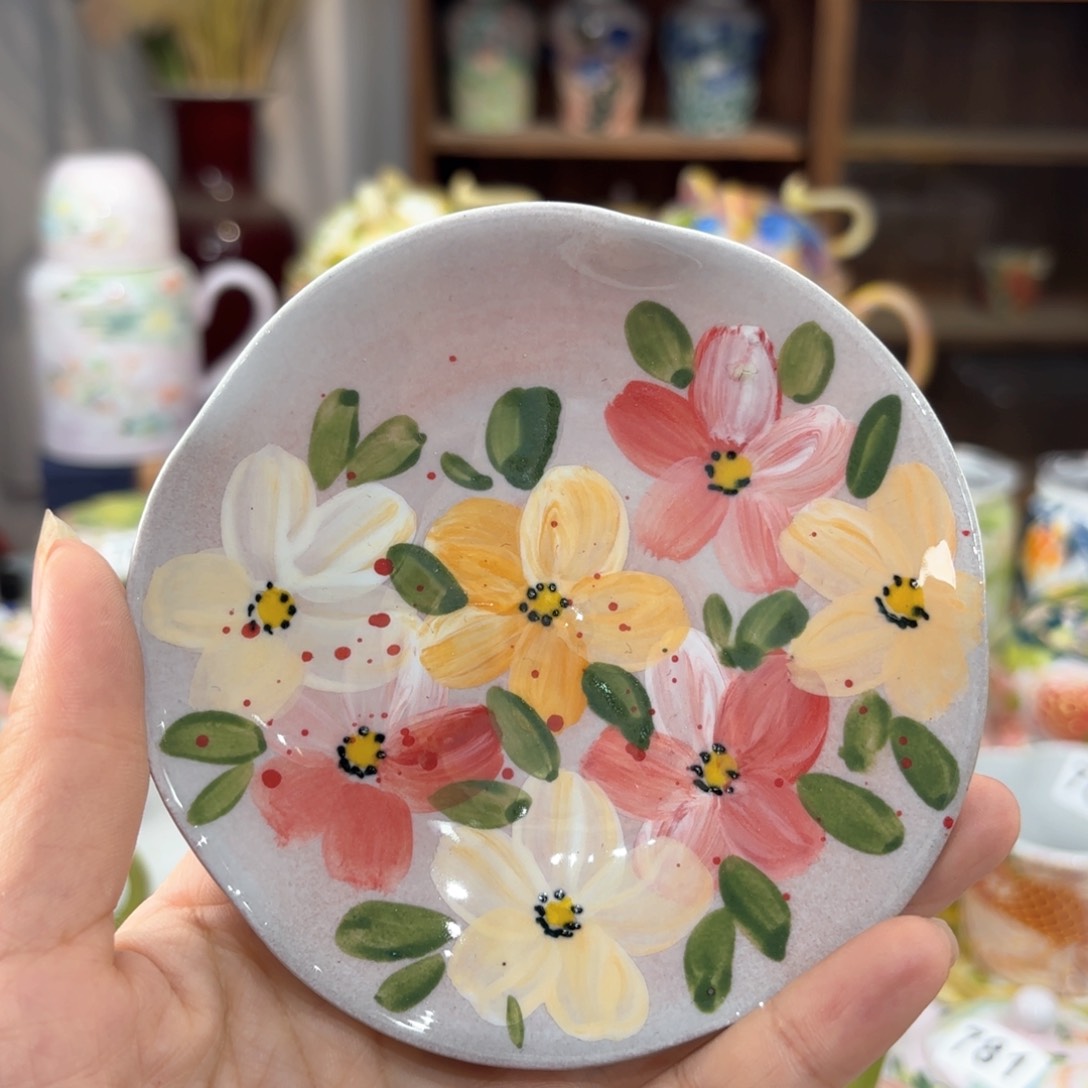 景德镇手绘高温釉下彩陶瓷茶具