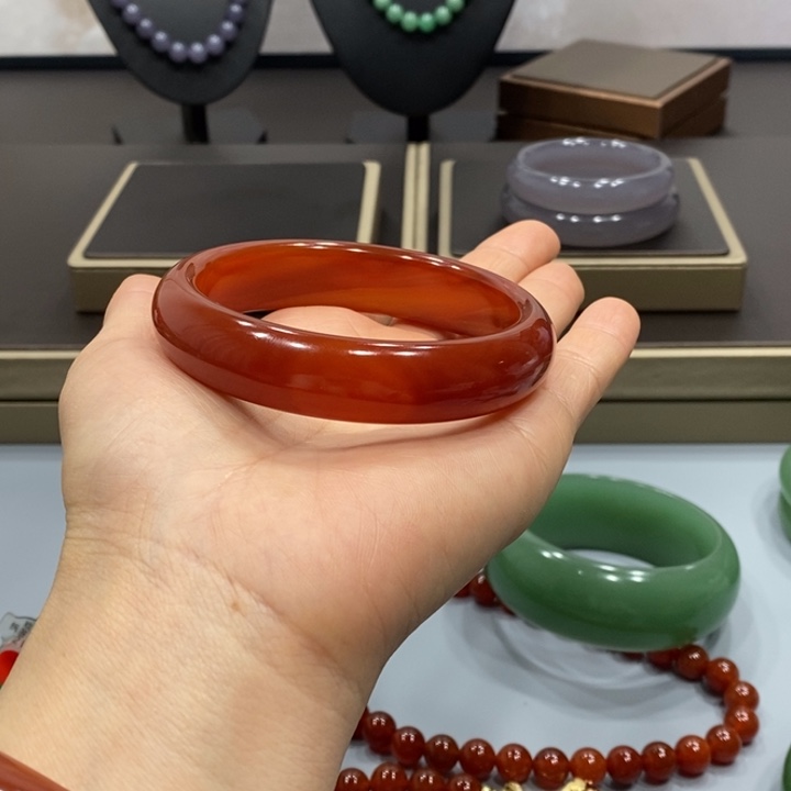 东陵石手镯未镶嵌女****强